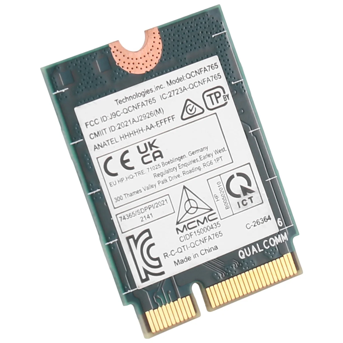 NFA765 WiFi Карта 2400 Мбит/с 2.4 G / 5G / 6G Беспроводная карта Сетевой Адаптер Bluetooth-Совместимый 5.3 Поддержка Win10 Win11 Изображение 5