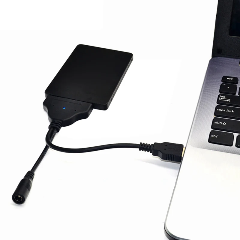 USB3.0 Кабель Easy Drive для чтения с жесткого диска USB к SATA3 2,5 /3,5-дюймовый кабель-адаптер для жесткого диска с интерфейсом питания Изображение 5
