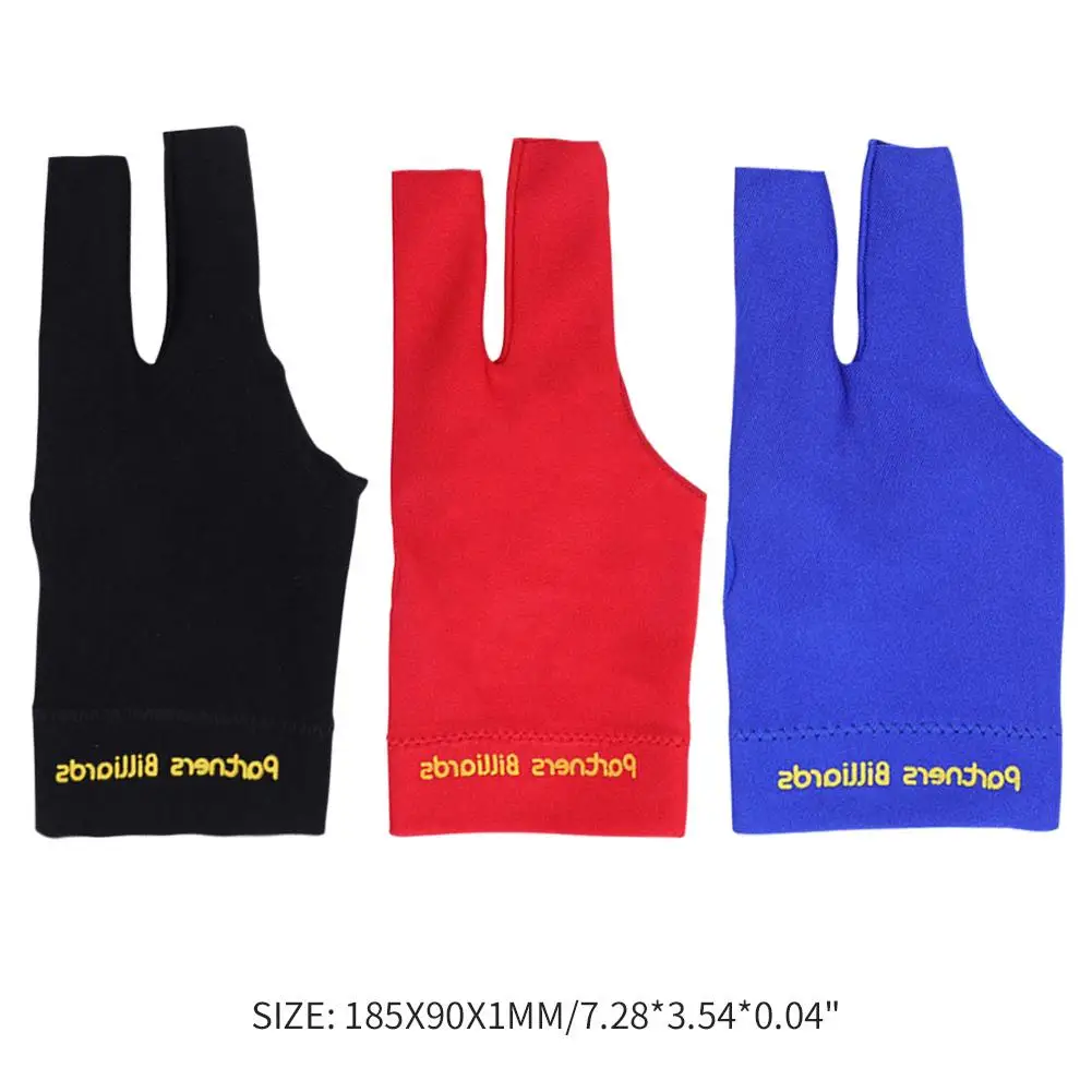 Бильярдная перчатка с тремя пальцами для левой руки, бильярдная перчатка для снукера свободного размера Изображение 5