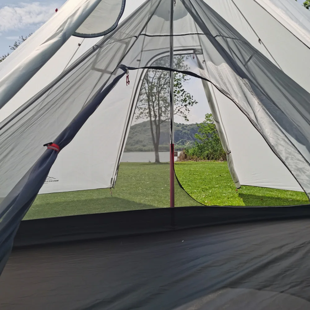 Внутренняя Палатка 4Seasons для кемпинга с Оксфордской сеткой, полукупольная Палатка-вигвам, Укрытие, Водонепроницаемый Летний Поход на открытом воздухе, Пешие Прогулки Внутри палаток Изображение 5