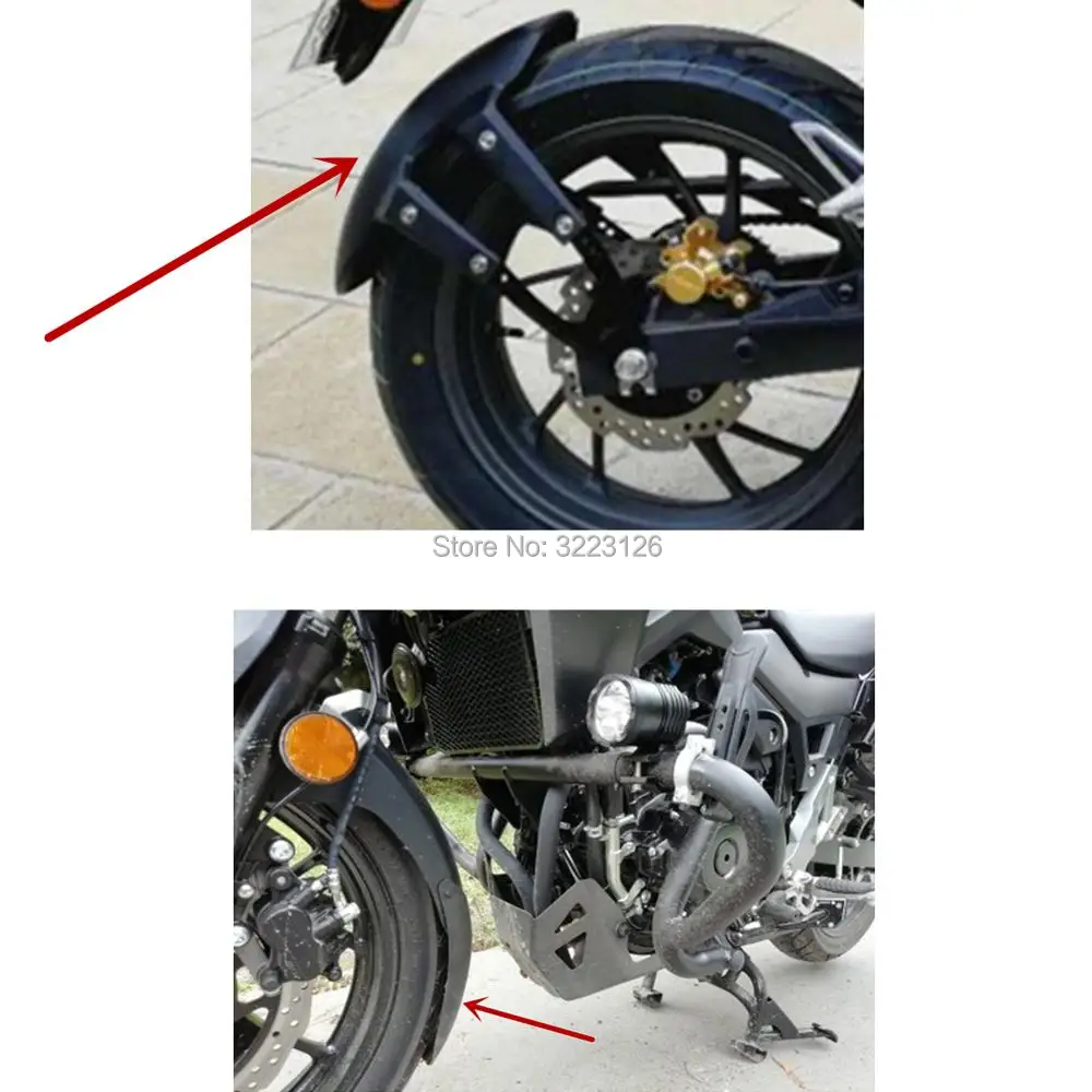 Для suzuki DL250 DL 250 Крыло мотоцикла Брызговик брызговик dirtboard Сзади И Спереди Один комплект Изображение 5