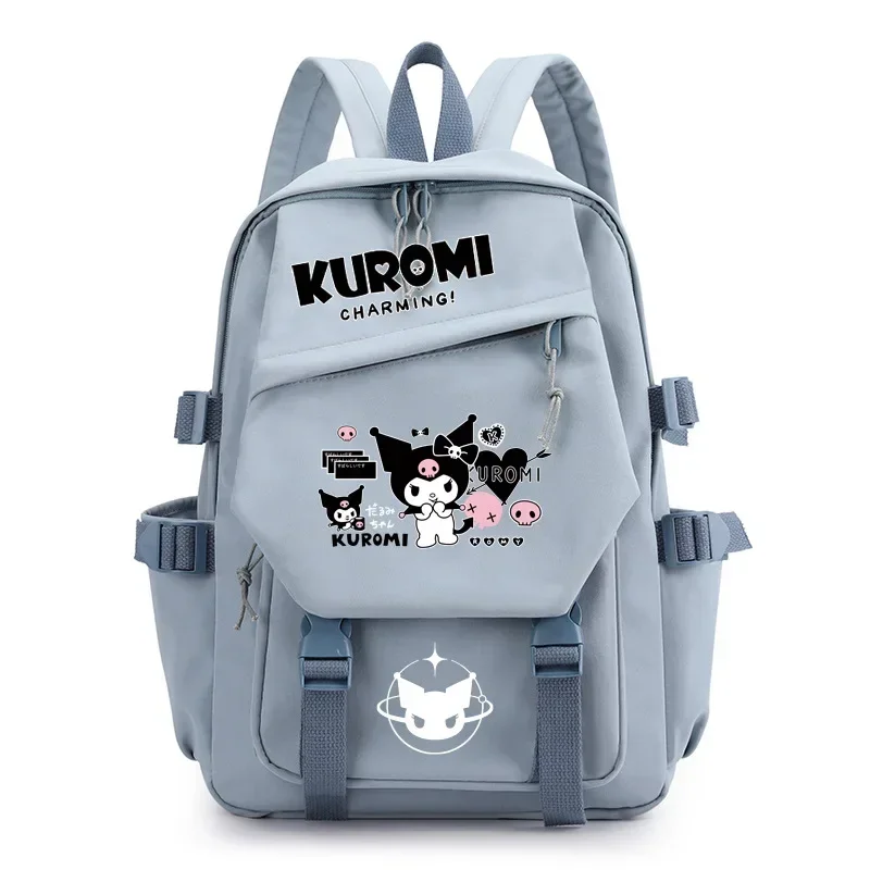 Дорожная сумка Sanrio hello kitty, рюкзак kuromi, женский японский симпатичный школьный ранец, сумка для старшеклассниц. Изображение 5