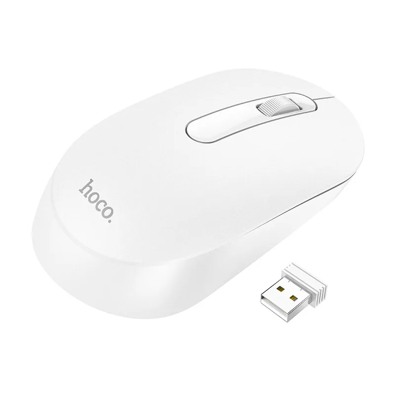 Компьютерный ноутбук Hoco Haoku Gm14, беспроводная мышь для бизнеса 2.4g, настольная мышь Apple Lenovo, подходит для игр, Офисная Универсальная Изображение 5