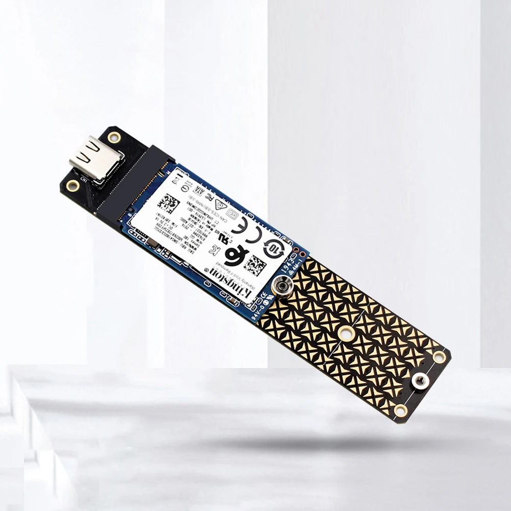 Конвертер NGFF M.2 в USB3.1 Type-C со скоростью 10 Гбит/с Адаптер жесткого диска M.2 NGFF Поддержка чипа JMS580 Размером 2230/2242/2260/2280 SSD Изображение 5