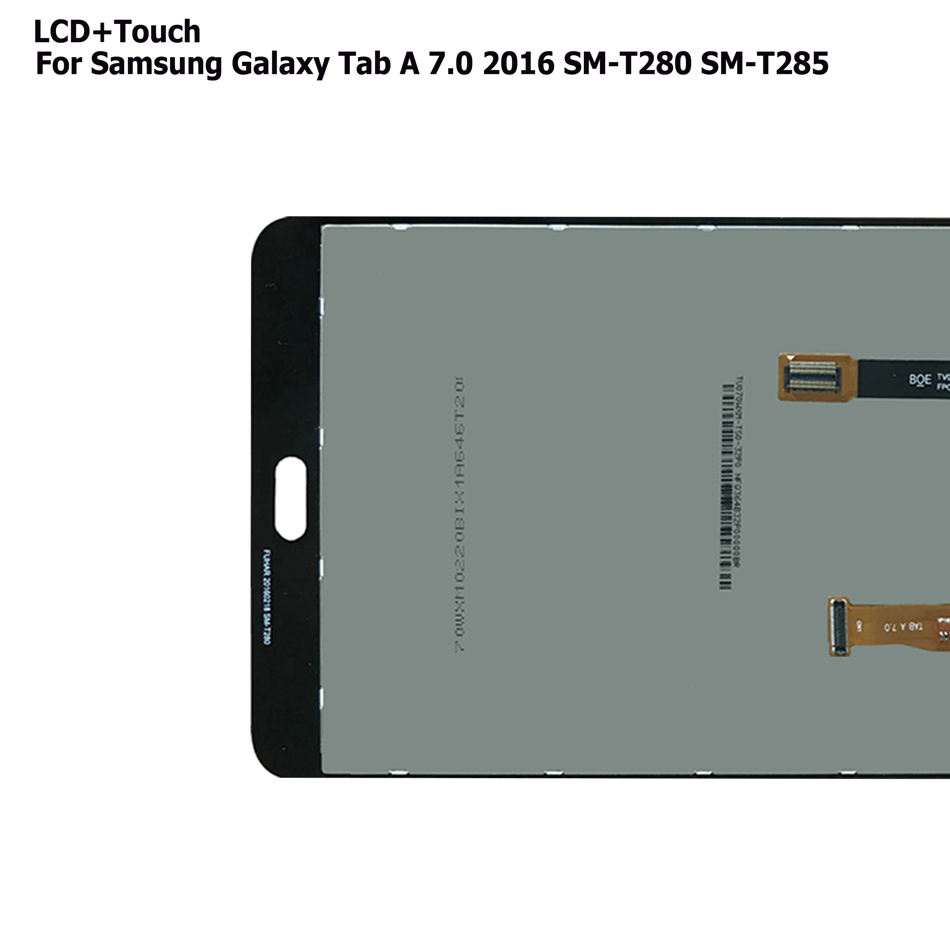 Оптовая продажа 5 шт. Для Samsung Galaxy Tab A 7.0 2016 SM-T280 SM-T285 T280 T285 WIFI 3G ЖК-дисплей С Сенсорным Экраном В сборе Заменить Изображение 5