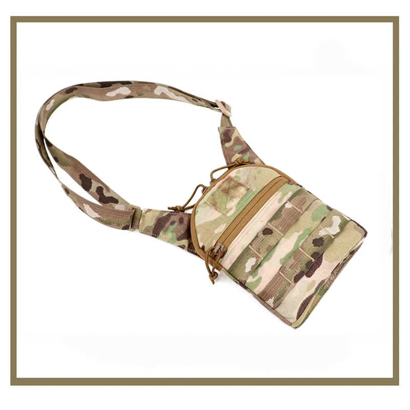 Простая сумка через плечо в стиле милитари, модная мини-сумка для хранения на открытом воздухе Изображение 5