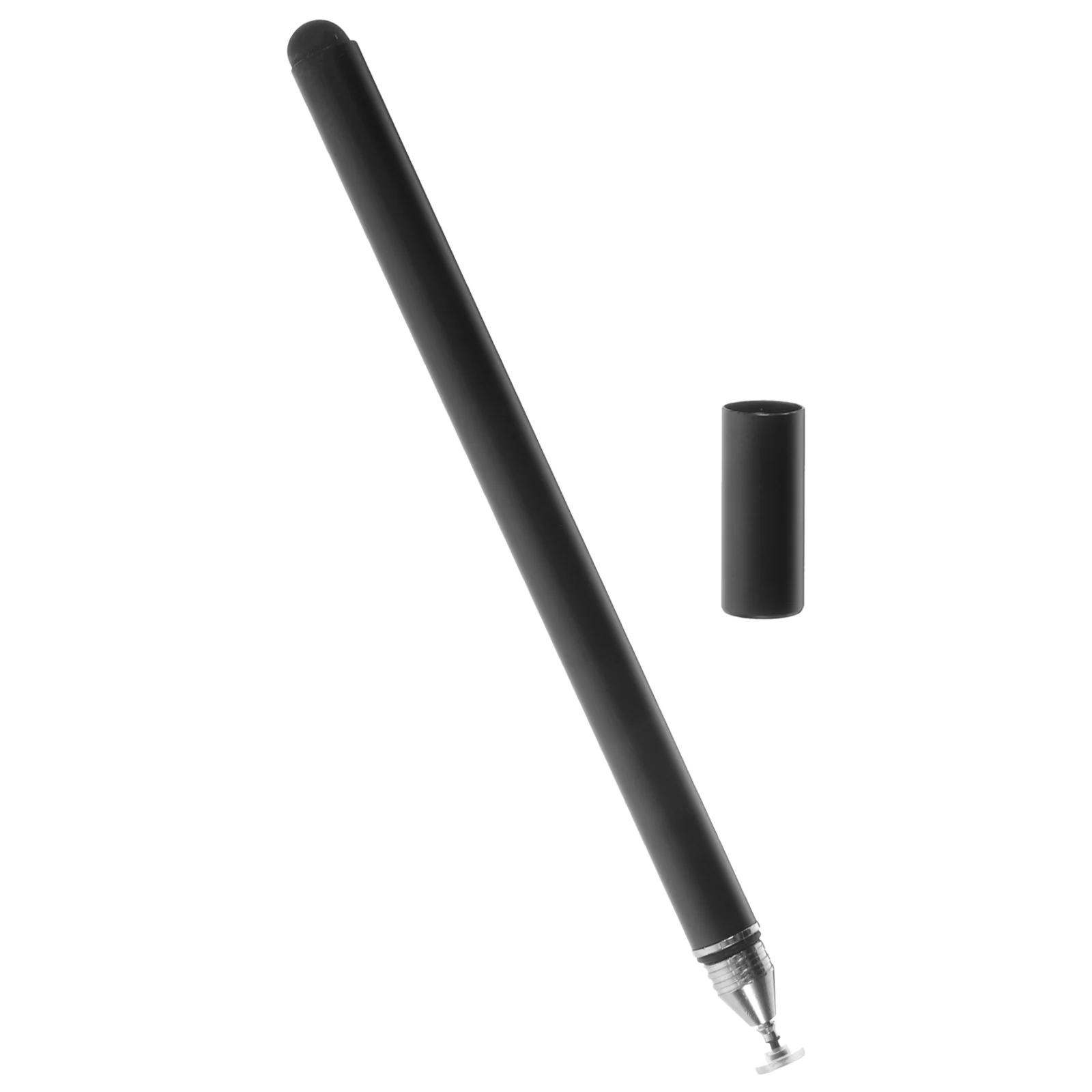 Противоаварийная Двуглавая Прозрачная присоска Емкостная ручка Универсальный стилус для планшета (черный) Платный Изображение 5