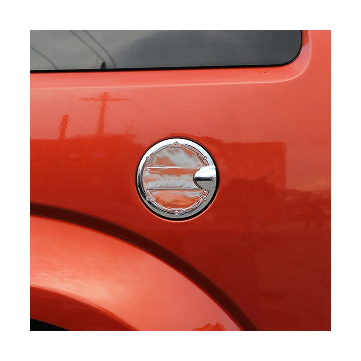 Серебристая Внешняя Отделка Крышки Топливного Бака Автомобиля для Dodge Nitro 2007-2012 Изображение 5