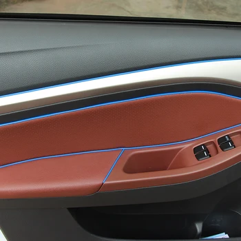 Автомобильный стайлинг, украшение интерьера, декоративная нить, автомобильная наклейка для Ford Fiesta Hatch F-Series Fusion для mondeo