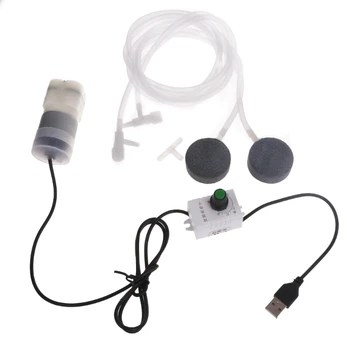 Аквариумные воздушные насосы USB-Оксигенатор для рыб Воздушный компрессор Mini Dropship