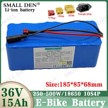 Аккумулятор для электрического велосипеда 36V 15AH со встроенным литиевым аккумулятором 15A BMS, электрический велосипед 36V 10S4P, аккумулятор для оборудования 42V