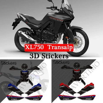 Аксессуары XL750 Наклейка на топливный бак мотоцикла для Honda XL 750 Transalp 2023 Новая 3D наклейка из ПВХ с защитой от царапин