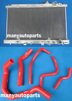 Алюминиевый Радиатор и шланг для Honda Integra Acura DC2 B18 GSR RS LS 1994-2001 1995 1996 1997 1998 1999 2000