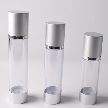 Алюминиевый стеклянный флакон для эмульсионной эссенции, акриловый флакон для духов, косметический вакуумный флакон, бутылка-помпа