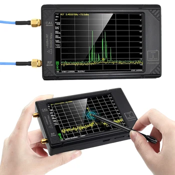 Анализатор спектра TinySA 100 кГц-5,3 ГГц с 4-дюймовым Дисплеем Частотный Анализатор Радиочастотный Генератор Ulrta Mode 32 ГБ Карта с батареей