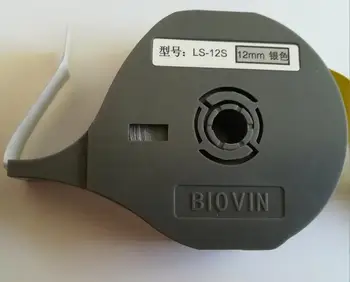 белая этикеточная лента 3x LS-12S 12mm для машины с линейным номером Biovin