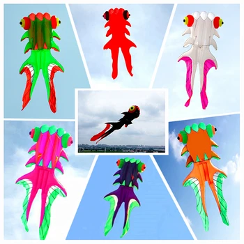 Бесплатная Доставка рыбные воздушные змеи для взрослых, летающие забавные надувные игрушки на открытом воздухе, профессиональный воздушный змей для виндсерфинга, воздушный змей-дракон koi fish jouer