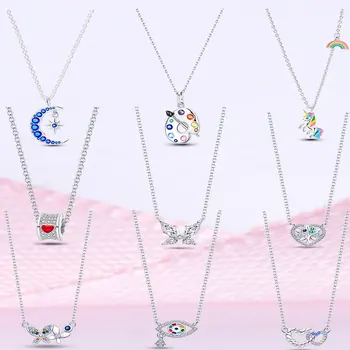 Брендовое ожерелье 2023 года, самое продаваемое женское ожерелье из стерлингового серебра 925 пробы для женщин, создающее украшения для женщин в качестве подарков на свадьбу