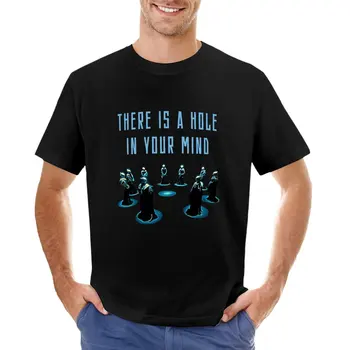 В твоем разуме есть дыра - Серый Совет - Черный - Научно-фантастическая футболка B5, пустые футболки, футболки оверсайз, Мужские футболки