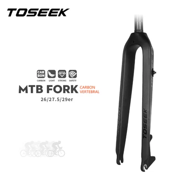 Велосипедная вилка TOSEEK MTB с полностью карбоновой передней частью 26/27,5/29 