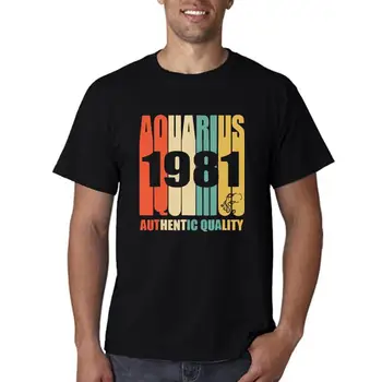 Винтажная футболка Aquarius 1981, подарочная рубашка на 38-й день рождения