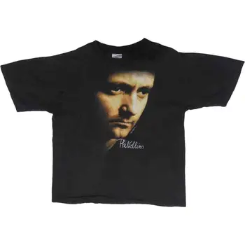 Винтажная футболка с Портретом Фила Коллинза 90-х, Но Серьезно, Концертное Мировое турне 1990 года