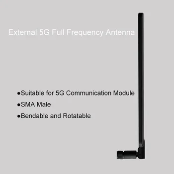 Внешняя Полночастотная Всенаправленная Клеевая Антенна 5G, Совместимая С Разъемом SMA Диапазона 4G LTE с высоким коэффициентом усиления 7,0 dBi