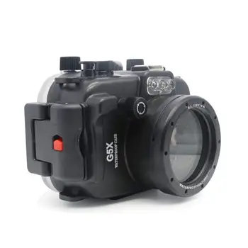 Водонепроницаемый чехол для подводной камеры Meikon 40M для Canon G5X
