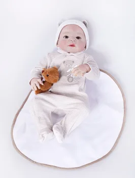 горячая распродажа новой водонепроницаемой куклы-младенца, реалистичной куклы-младенца с настоящим прикосновением, полностью виниловой куклы для детского подарка
