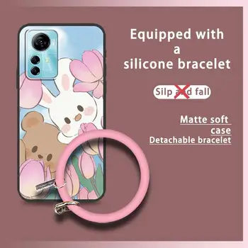 Грязезащитный защитный чехол для телефона ZTE Blade V41 Smart solid color funny Waterproof bracelet