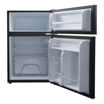 Двухдверный мини-холодильник, черный