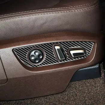Декоративная рамка для дверного сиденья, наклейки, Чехлы, отделка для Audi Q7 4L 2008-15, Аксессуары для интерьера автомобиля, Декор автомобиля