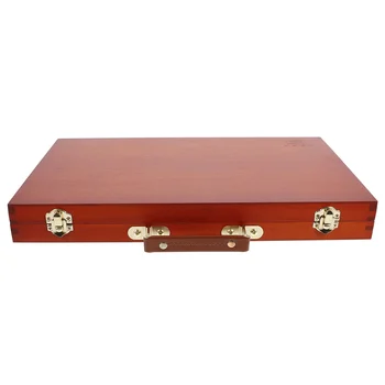Деревянная коробка для красок, Роскошный цветной футляр для ручек, футляр для акварели
