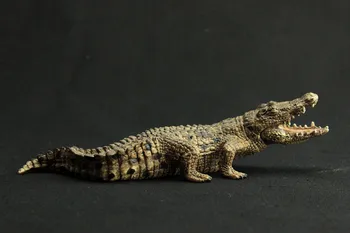 детские подарки мир дикой природы африканский крокодил модель развивающая игрушка Аллигатор