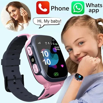 Детские умные часы GPS SOS Водонепроницаемые Умные часы Bluetooth 5G Водонепроницаемые часы Отслеживание положения SIM-карты Защита от потери Детских часов