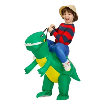 Детский надувной костюм динозавра, платье-талисман из аниме, костюм на Хэллоуин, Пурим, Рождественскую вечеринку, костюмы для косплея для мальчиков и девочек