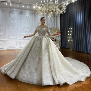 Дизайн Свадебного платья на Заказ 2024 года Реальные Фотографии