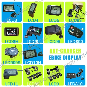 Дисплей Ebike KT-LCD3 24V 36V 48V Панель KT LCD3 с Водонепроницаемым Штекером Julet 5pins/4 5 8S 8H 9R 9L 10H 11 Метров для контроллера KT