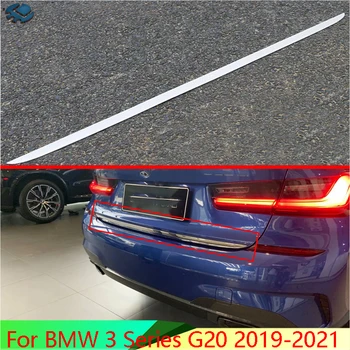 Для BMW 3 серии G20 2019-2021 ABS Хромированная накладка на задние ворота, молдинг заднего багажника, наклейка для укладки, украшение