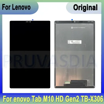 Для Lenovo Tab M10 HD Замена экрана 2-го поколения Оригинальный TB-X306F TB-X306X TB-X306 TB X306 ЖК-дисплей Сенсорный Дигитайзер В сборе
