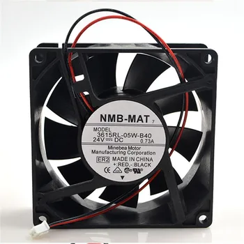 Для NMB-MAT 3615RL-05W-B40 DC 24V 0.73A 9cm 9038 90x90x38mm Вентилятор Охлаждения с двойным шарикоподшипником
