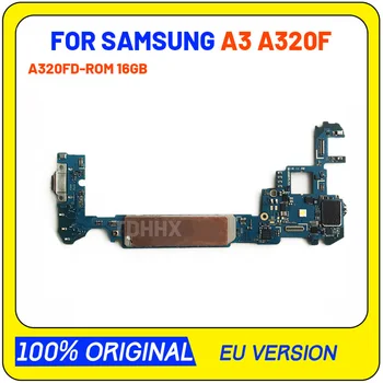 Для Samsung Galaxy A3 A310F A320F A320FD Материнская плата Android OS Оригинальная встроенная память Чистая материнская плата заменена логическая плата с полными чипами