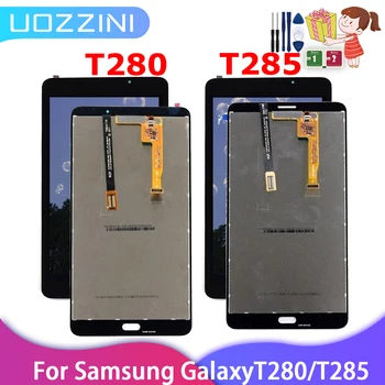 Для Samsung Galaxy Tab A 7.0 2016 SM-T280 SM-T285 T280 T285 ЖК-дисплей С Сенсорным Экраном Дигитайзер В Сборе Запчасти для Планшетных ПК ЖК-дисплей + Инструмент