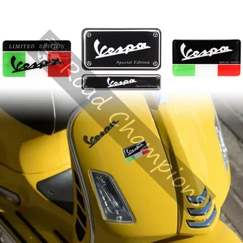 Для универсального мотоцикла Vespa PIAGGIO Значок итальянского флага, наклейка нового дизайна, 3D стерео, специальная наклейка ограниченной серии