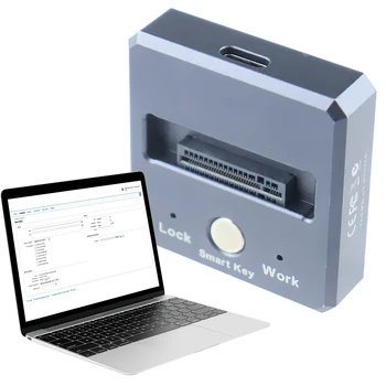 Док-станция для SSD M.2 SSD-USBАдаптер Type-C M.2 NVME / SATA База Мобильного Жесткого диска 1000 Мбит/с Портативная Док-станция для Ноутбука
