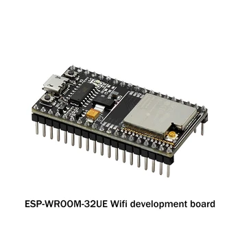 Доска разработки Черная доска разработки ESP32-WROOM-32U Модуль последовательного порта основной платы WIFI + Bluetooth