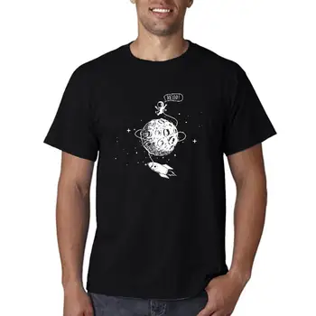 Женская футболка Astronaut Spaceship Surface, Модные Футболки INS 2022, Harajuku, Свободные футболки С Круглым вырезом, Женская футболка, Летняя Новинка