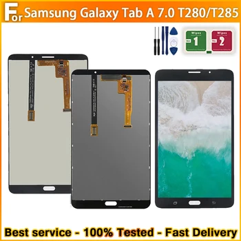 ЖК-дисплей для Samsung Galaxy Tab A 7.0 2016 SM-T280 ЖК-дисплей с сенсорным экраном Дигитайзер В сборе Для замены ЖК-дисплея T285 100% Протестирован