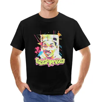 Забавная футболка Fresh Prince of Bel Air, винтажные спортивные черные футболки, одежда в стиле хиппи, мужские графические футболки