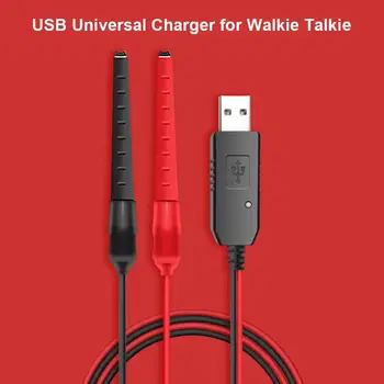 Зарядное устройство для портативной рации 5V 2A 500mA, USB-разъем для зарядки, аксессуар, универсальный зажим для USB-разъема для зарядки.